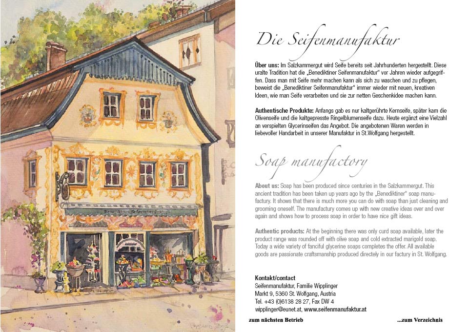 Seifenmanufaktur Wipplinger St.Wolfgang