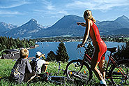 Radfahren um den Wolfgangsee