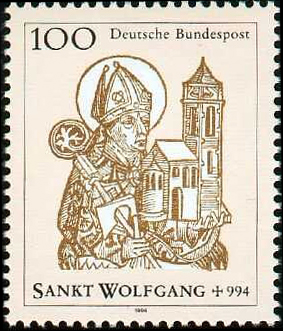 Marke des Sankt Wolfgang